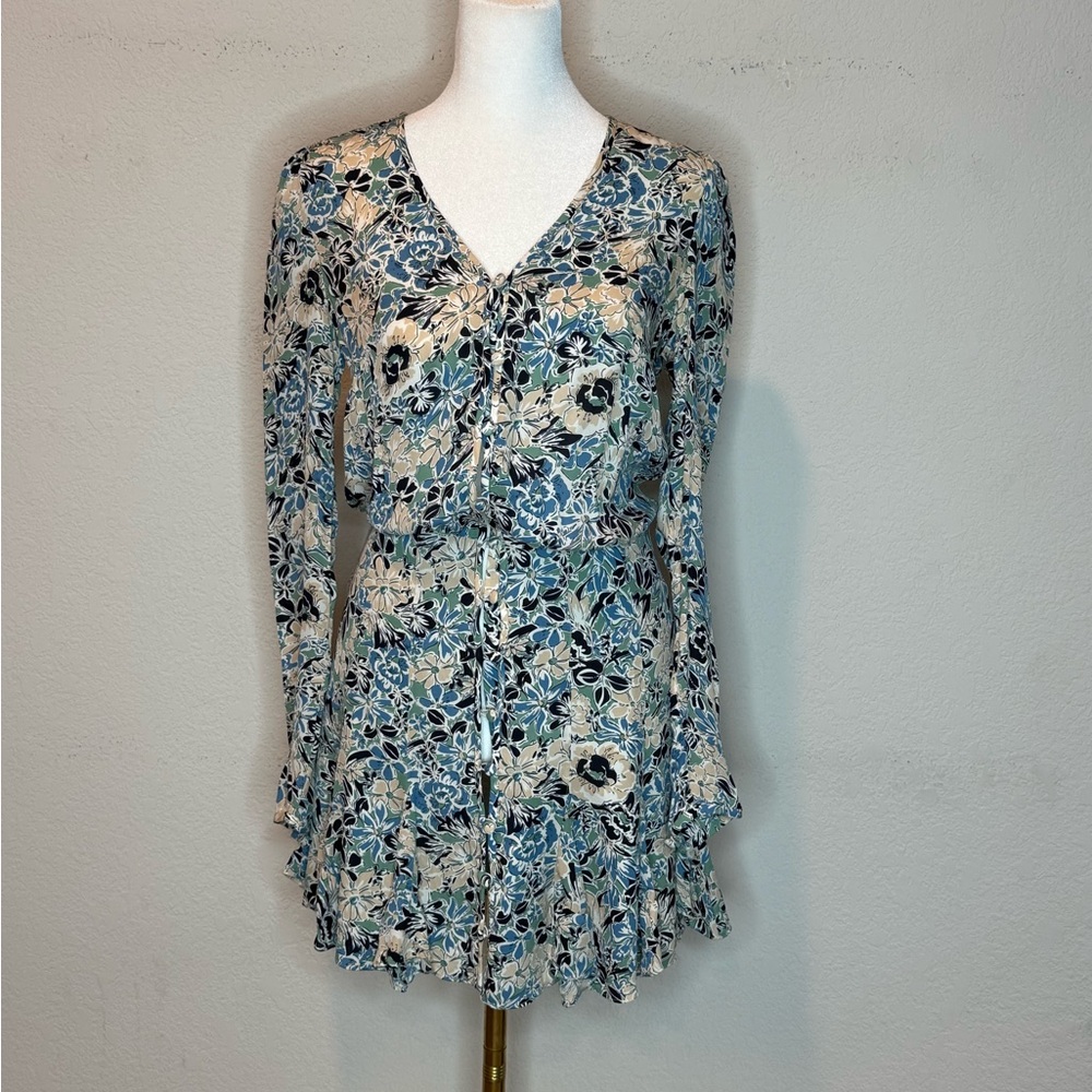 Veronica Beard Multicolor Floral Pattern Dress - image 1